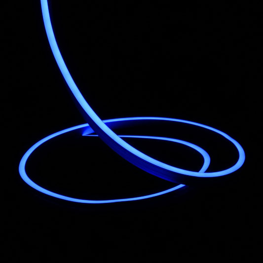 Mini Blue Neon Flex 6000K 24V 6x12mm IP65 Waterproof 15m