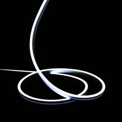 Mini Cool White Neon Flex 6000K 24V 6x12mm IP65 Waterproof 15m