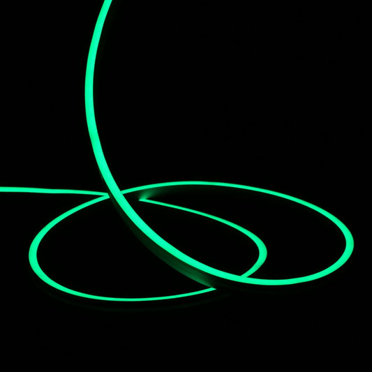 Mini Green Neon Flex 6000K 24V 6x12mm IP65 Waterproof 15m