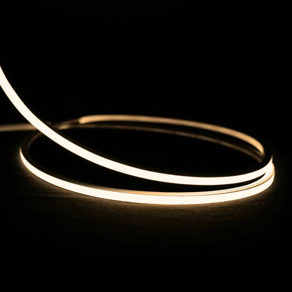 Mini Warm White Neon Flex 3000K 24V Top Bend 4.5x4.5mm IP65 Waterproof 240LEDs/m