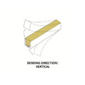Neon Flex vertical bending direction diagram