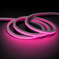 PINK 15x15mm vertical bend LED Neon Flex - coiled colour illustration