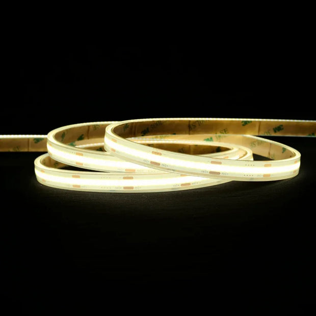 Natural Led Natural White 4000K COB LED Strip 24V 384LED/m IP68 Waterproof – ATOM LED