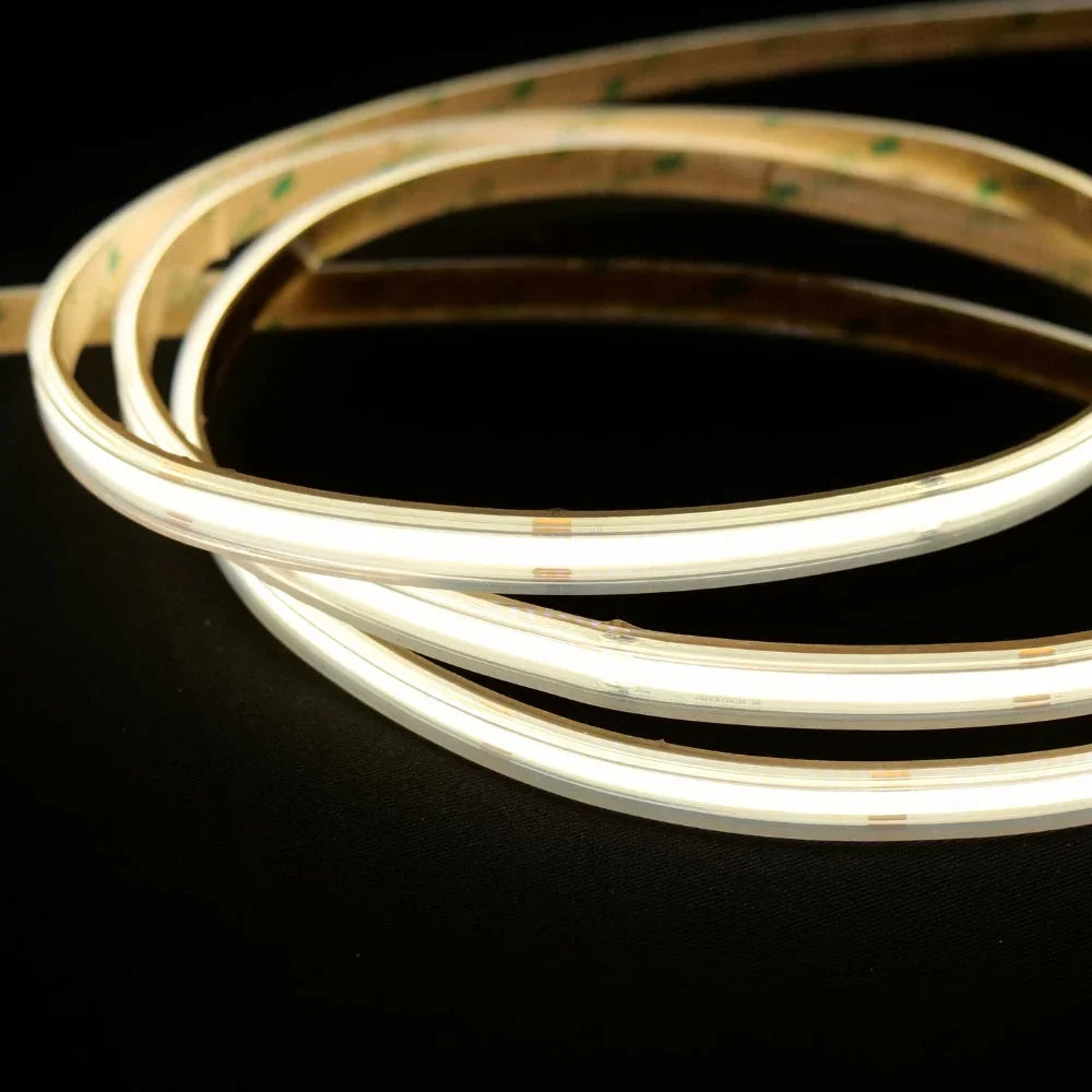 Natural White 4000K COB LED Strip 24V 480LEDs/m IP67 waterproof 20m Run