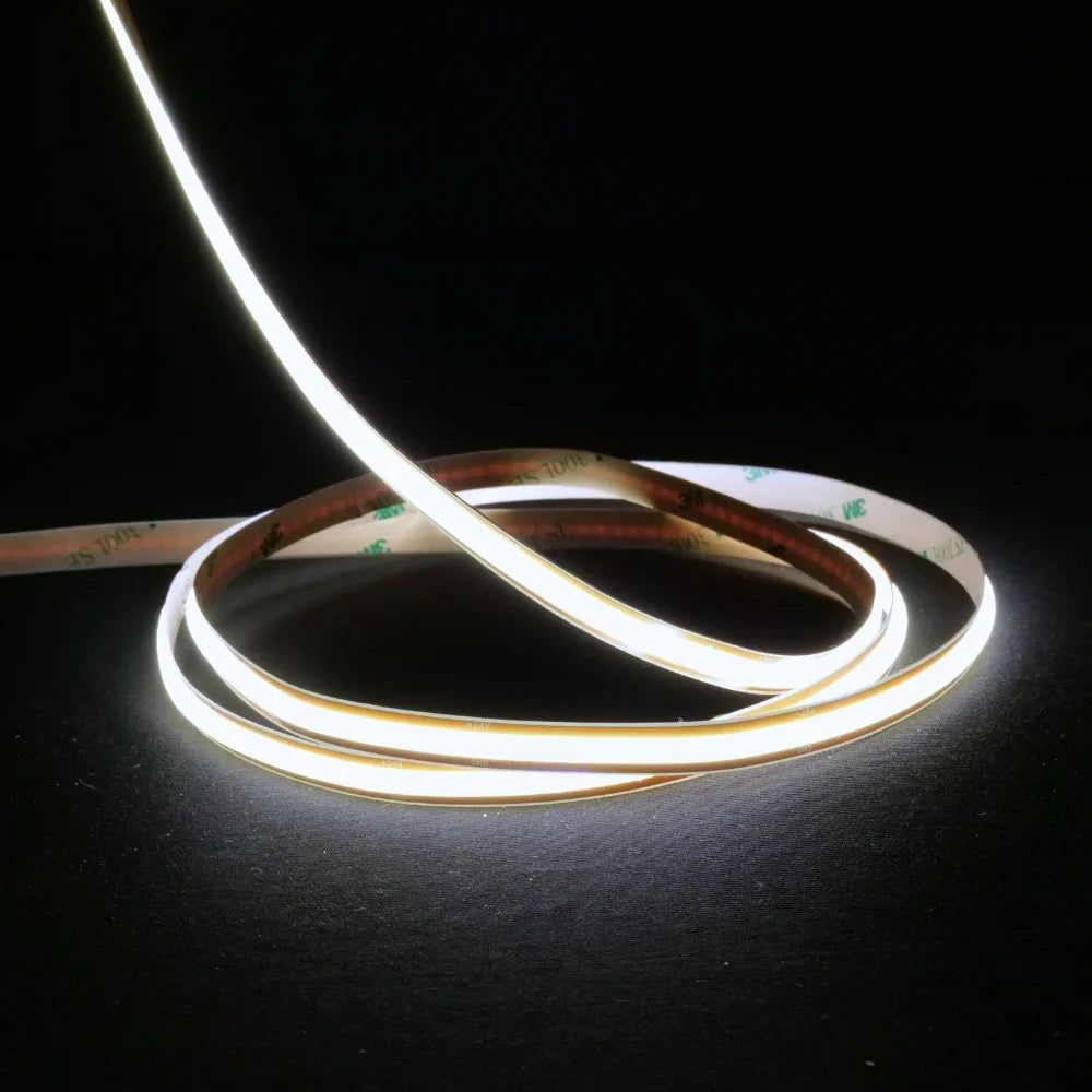 Natural White 4000K COB LED Strip 24V 480LEDs/m IP20 Cut Anywhere
