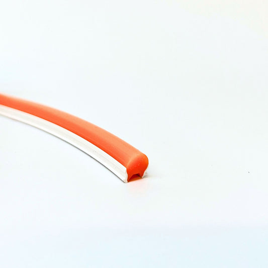 Orange Silicone Neon Flex Tube Diffuser Body for LED Strip Lights Neon Signs 8mm