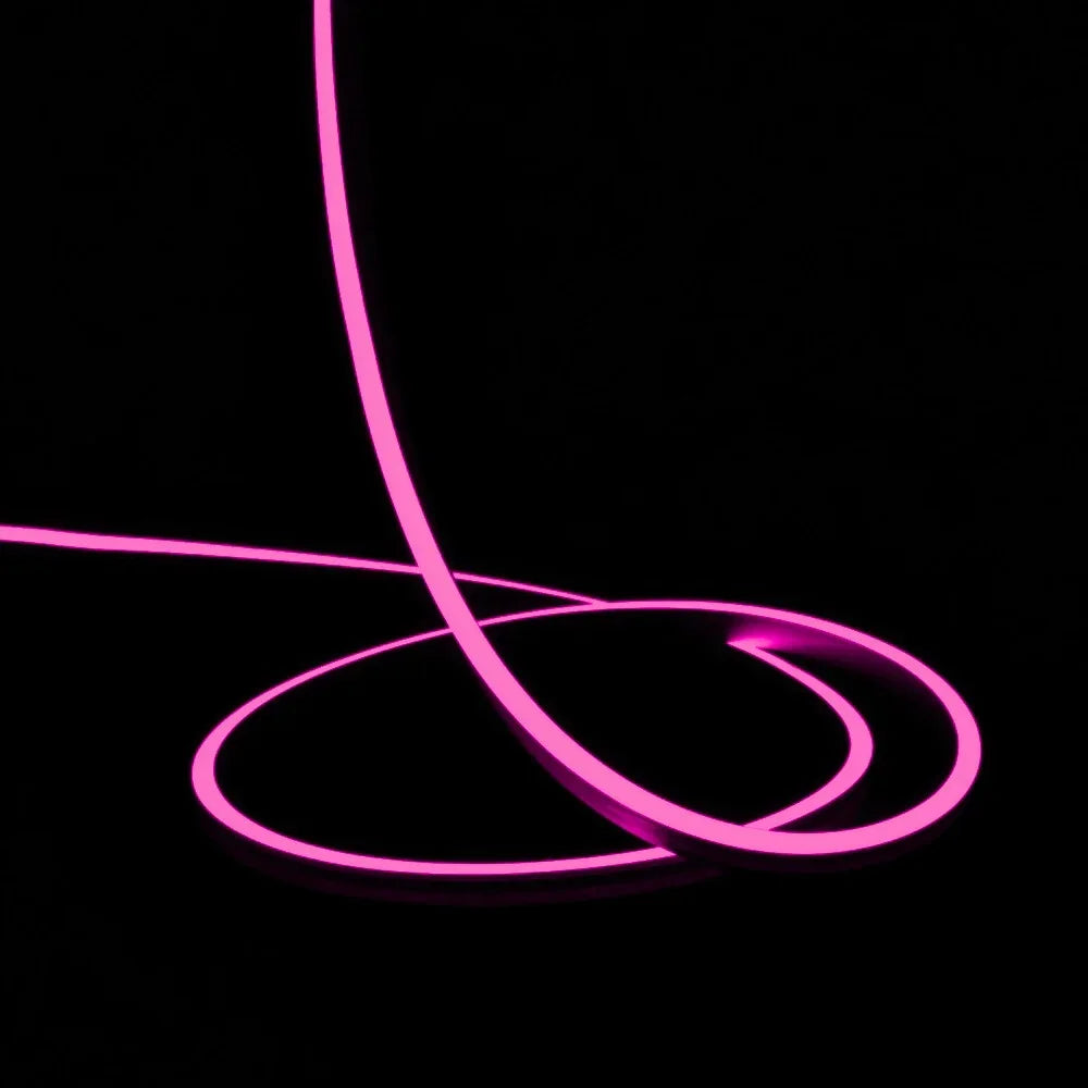 Pink LED Neon Flex 24V 8x16mm 120LED/m IP65 Waterproof 5cm Cut – ATOM LED