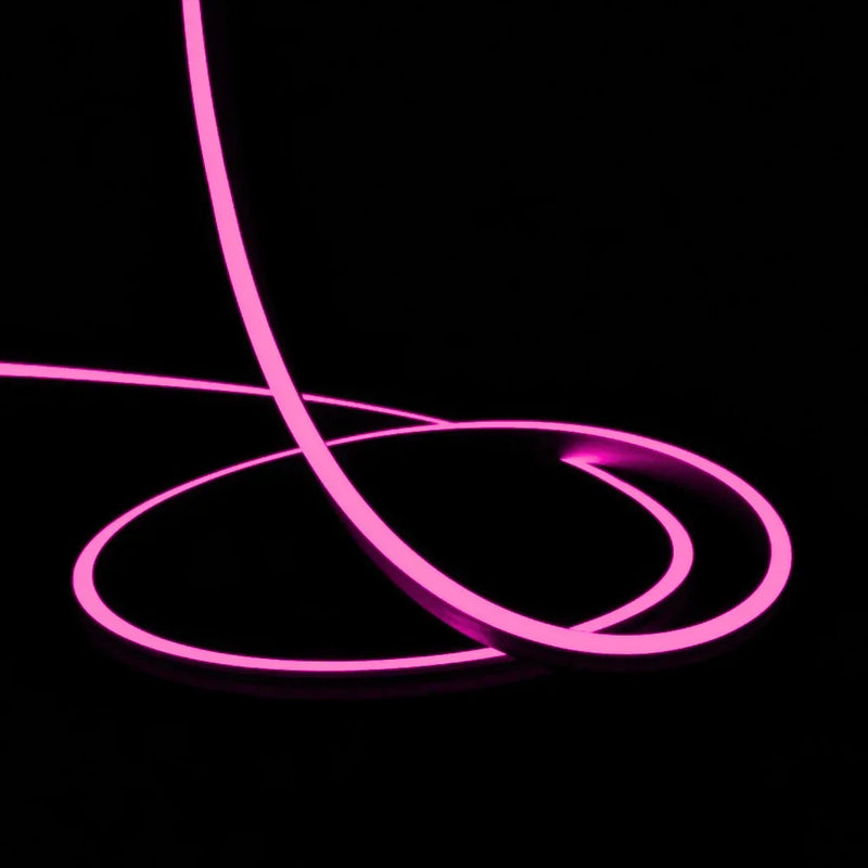 Pink LED Flex 24V 8x16mm 120LEDs/m IP65 Waterproof 15m