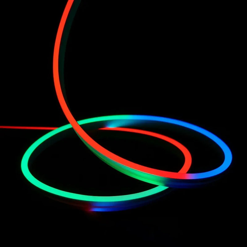 RGB Neon Flex 12V 8x18mm IP65 Waterproof 5cm Cut 5 Metre