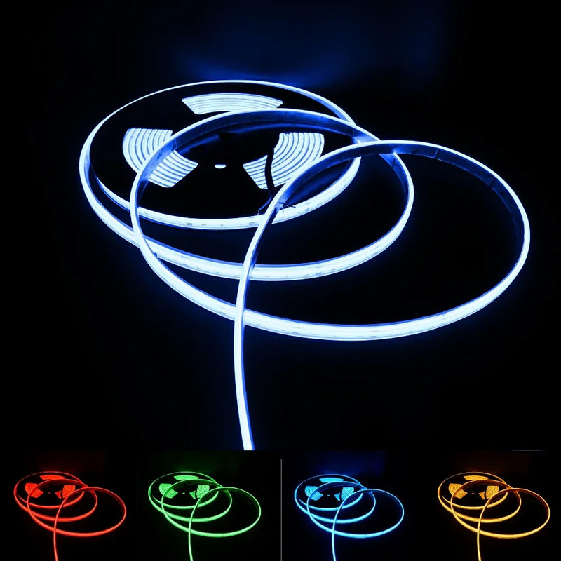 RGB COB LED Strip 24V IP20 non-Waterproof 840 LEDs/m 10mm wide