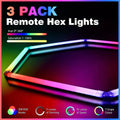 RGB Hexagrid LED Hexagon Ultrabright LED Multicolour Hex Lights - Five Hex Grid - ATOM LED