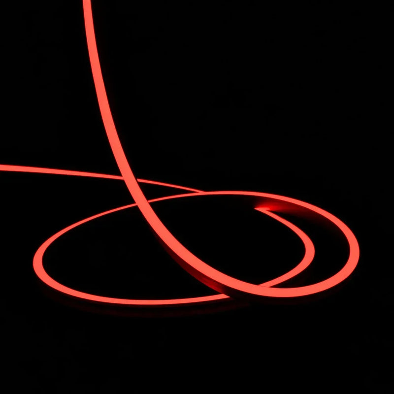 Red LED Flex 24V 8x16mm 120LEDs/m IP65 Waterproof 15m