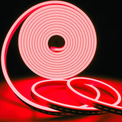 Mini Red LED Neon Flex 12V 6x12mm 120LED/m IP65 Waterproof 1cm Cut
