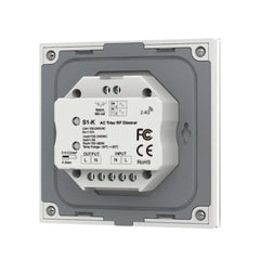 AC Triac Glass Rotary Panel Dimmer S1-K