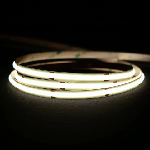 Ultra Long Natural White 4000K COB LED Strip 48V 480LEDs/m IP20 30 metre