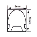 Natural White Silicone Neon Flex Tube Diffuser Body for LED Strip Lights Neon Signs 8mm - ATOM LED