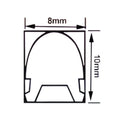 Rose Red Silicone Neon Flex Tube Diffuser Body for LED Strip Lights Neon Signs 8mm - ATOM LED