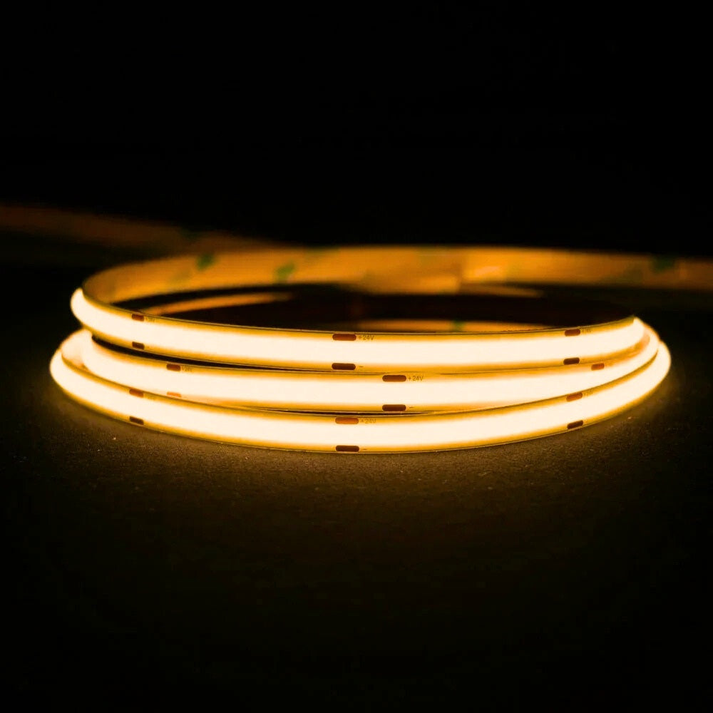 Warm White 2700K COB LED Strip 24V 480LEDs/m IP20 20m Run