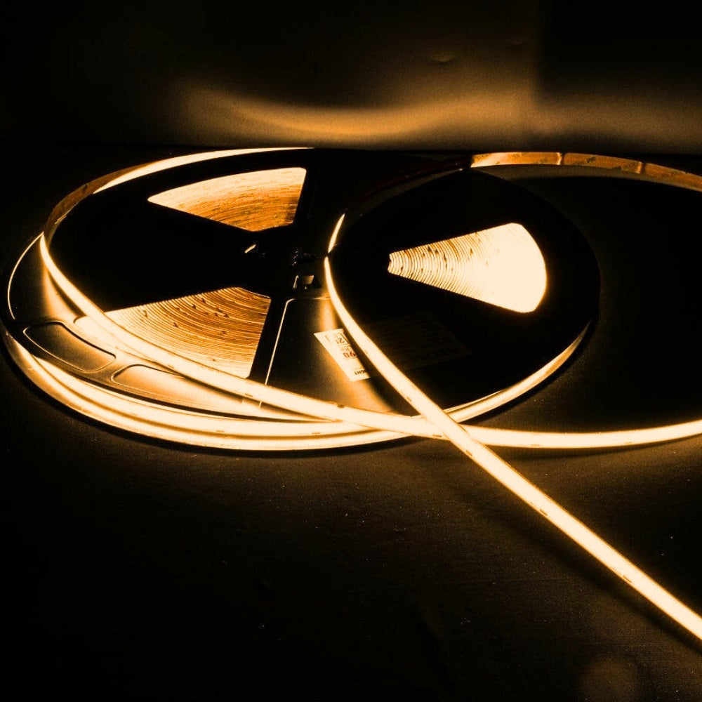 Warm White 2700K COB LED Strip 24V 480LEDs/m IP20 20m Run