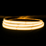 Warm White 2700K COB LED Strip 24V 480LEDs/m IP67 Waterproof 20m Run