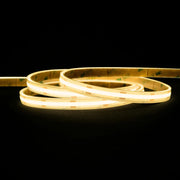 Warm White 3000K COB LED Strip 24V 384 LEDs/m IP68 Waterproof