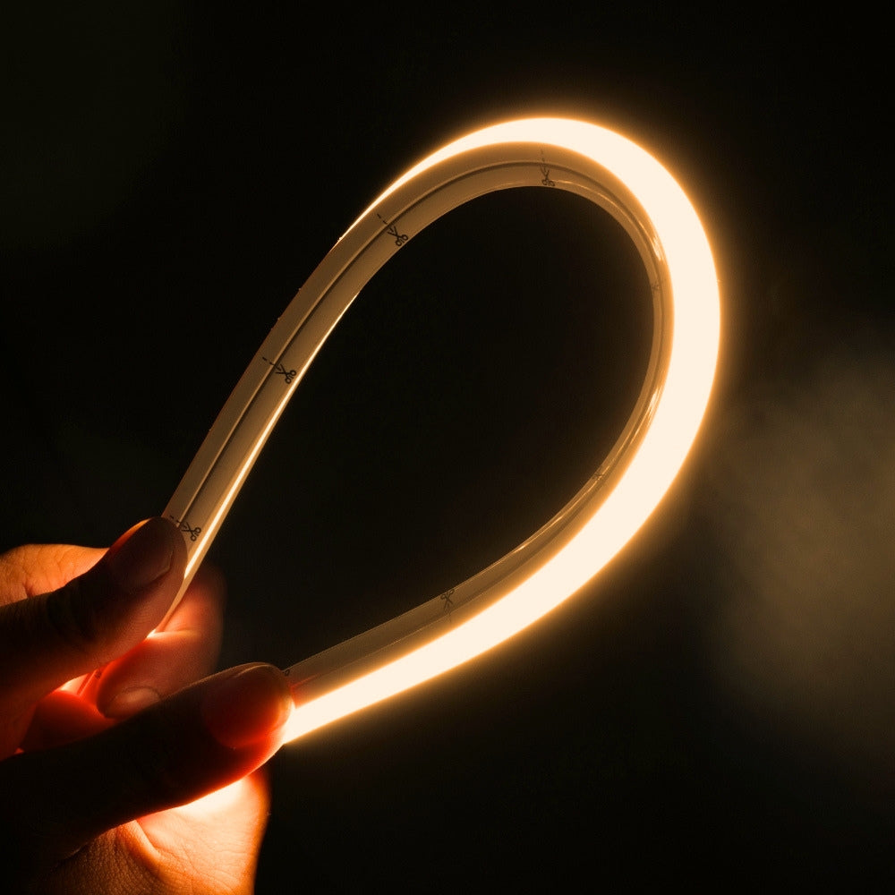 Warm White 2700K 10x10mm dual bend neon flex horizontal and vertical bending