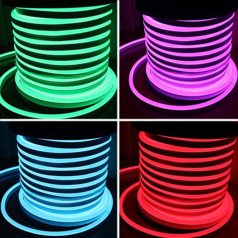 RGB LED Neon Flex 220V 240V 11x22mm IP67 Waterproof with Remote - ATOM LED