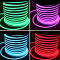 RGB LED Neon Flex Light Dimmable IP67 Waterproof 220V 240V 14x25mm with Remote - ATOM LED