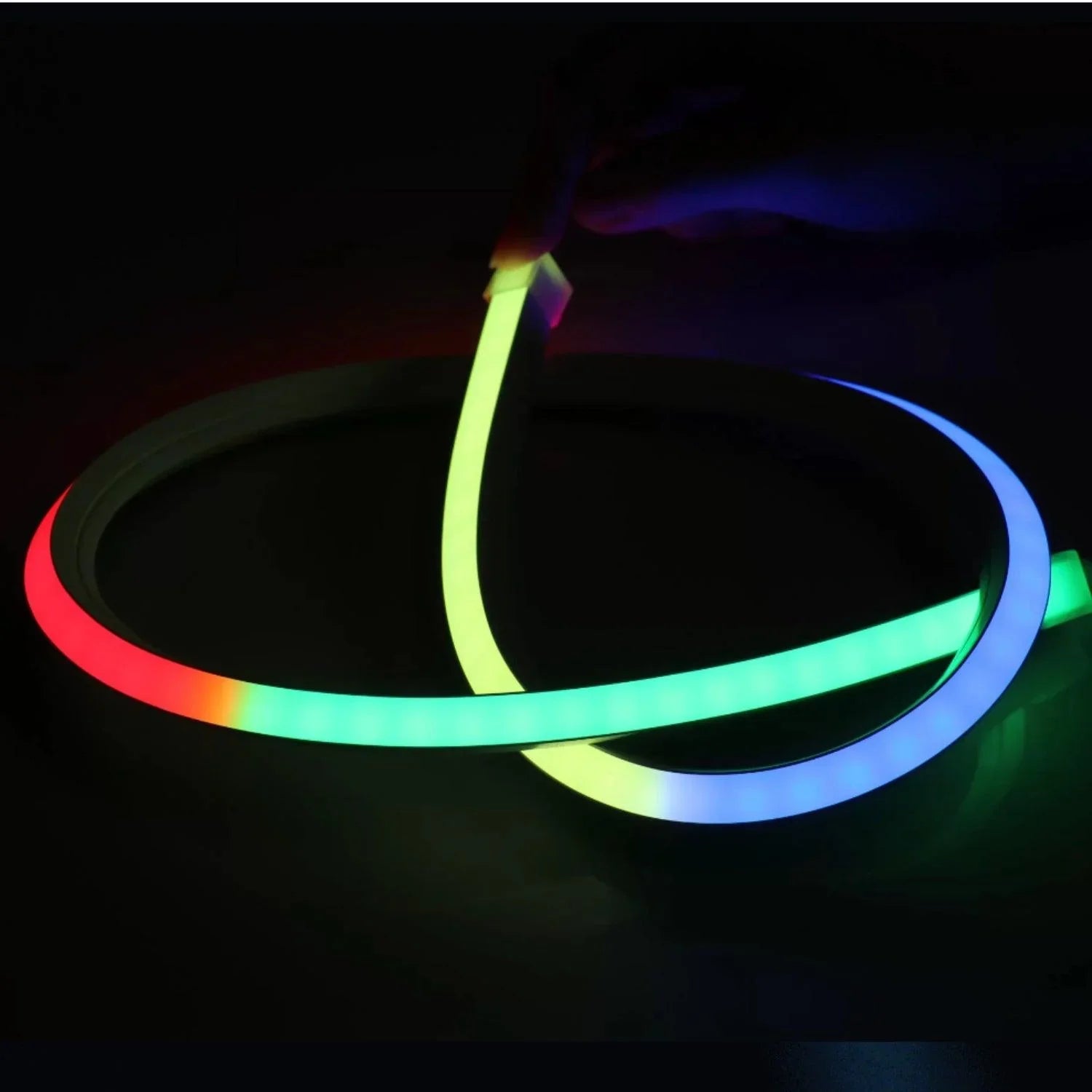 Digital Pixel RGB Neon Flex 24V Addressable 16x16mm IP67 Waterproof WS2811 10cm Cut