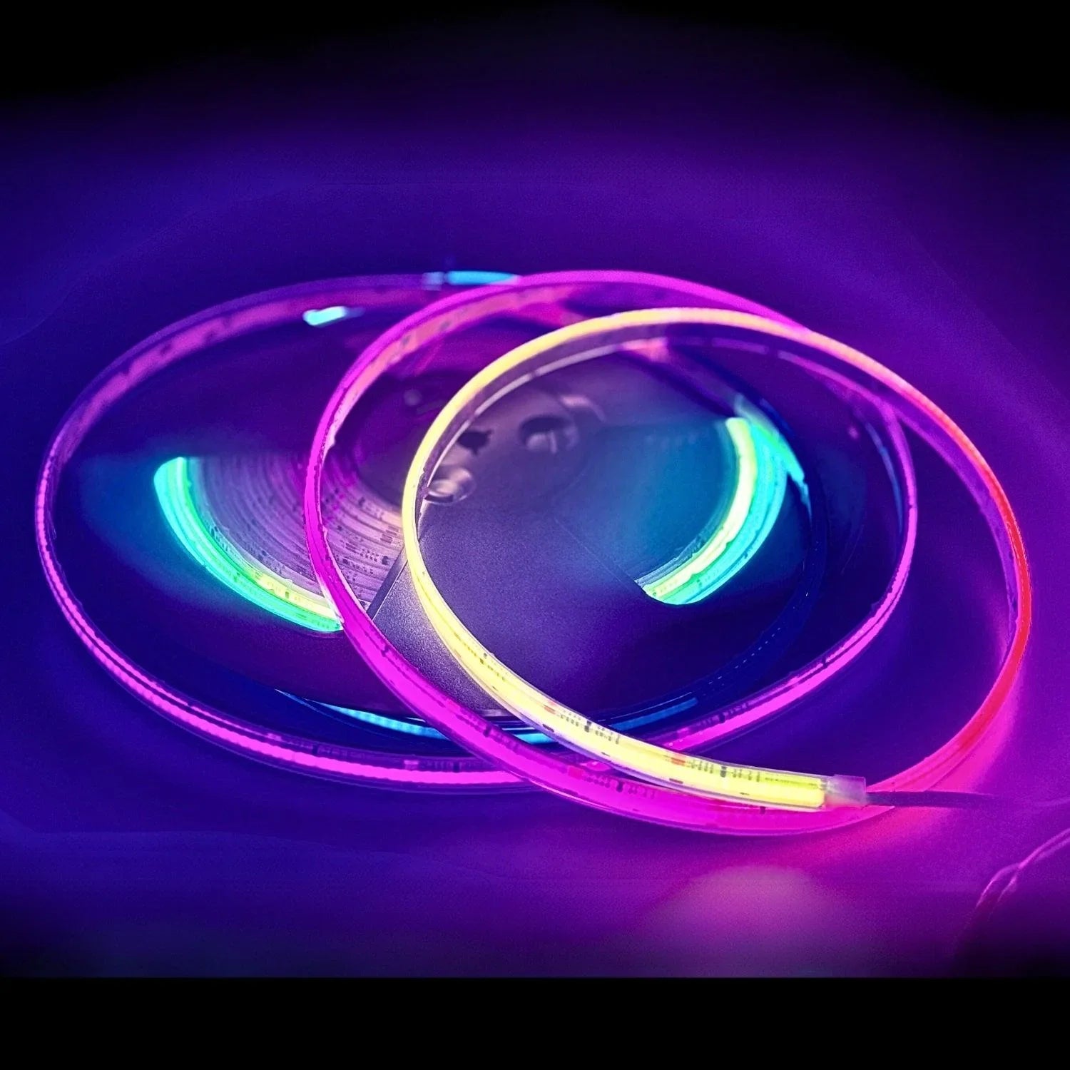 Digital Pixel COB RGB LED Strip 24V SPI P68 Waterproof 720 LEDs/m WS2811
