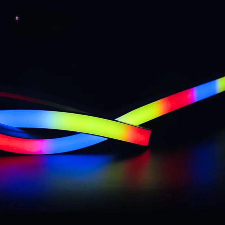 Digital Pixel RGB Neon Flex Light 24V 16x16mm IP65 Waterproof WS2811 - ATOM LED