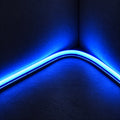 ATOM LED 8×16mm 220–240V blue neon flex illuminating a curved inside corner