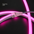 ATOM LED pink 8×16mm 220–240V plug-and-play neon flex