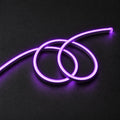 ATOM LED purple 8×16mm 220–240V neon flex in a double-loop arrangement on dark charcoal