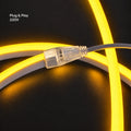 ATOM LED golden yellow 8×16mm 220–240V plug-and-play neon flex