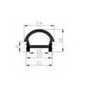 LED Neon Flex & LED Strip Silicone Cover Curve Body Flexible Bendable 15x20mm - ATOM LED