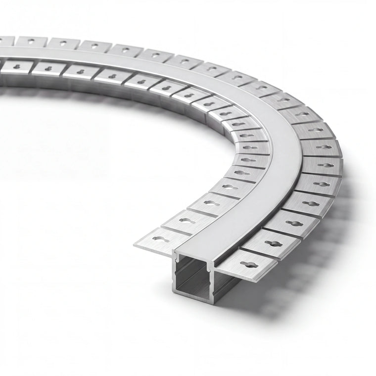 Bendable Plaster in Aluminium Profile For LED Strip 2 & 3 Metre