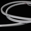 ATOM LED cool white 6000K 10x10mm side bend neon flex in a continuous IP67 waterproof patio perimeter run — 48V IP67 waterproof