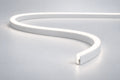 Natural White 4000K 6x12mm 12V IP65 neon flex showing the domed side-bend profile used in the product datasheet.