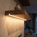 Warm White 2700K 4-5x4-5mm neon flex installed a shelf shadow gap in bespoke joinery