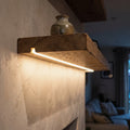 Warm White 3000K 4-5x4-5mm neon flex installed a shelf shadow gap in bespoke joinery