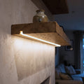 Natural White 4000K 4-5x4-5mm neon flex installed a shelf shadow gap in bespoke joinery