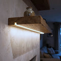 Cool White 6000K 4-5x4-5mm neon flex installed a shelf shadow gap in bespoke joinery