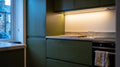 Fitted kitchen joinery lit with 4 x 8mm mini LED neon flex