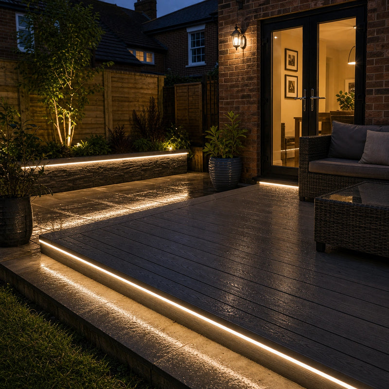 Outdoor LED Strip Warm White 3000K 6x12mm 10cm 48V