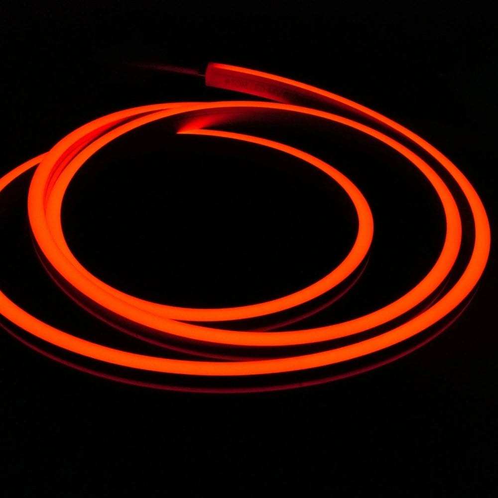 RGBW LED neon flex 10x18mm profile horizontal bend direction