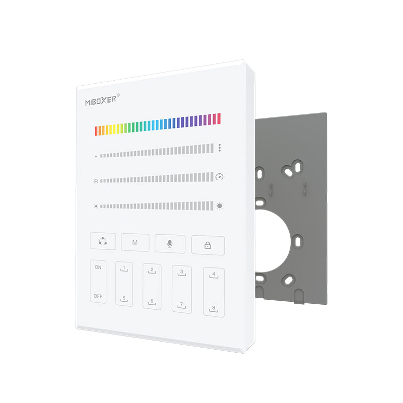 Miboxer 8 Zone SPI Panel Remote (2.4GHz) B9