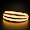 Warm White 2700K COB LED strip 24V 10mm 15m run lit reel