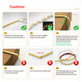 COB LED strip installation cautions for bend radius, torsion and solder pads
