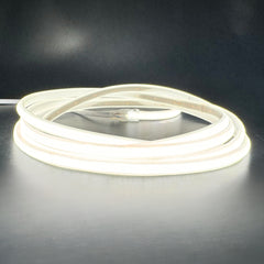 COB LED Strip 220V 240V Natural White Neon Flex 4000K 288 LEDs/m IP67 with UK Plug - ATOM LED